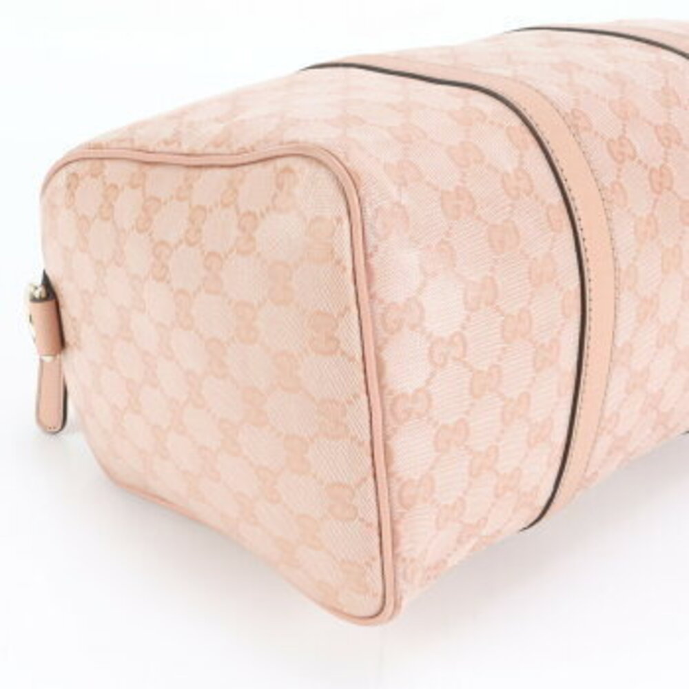 Gucci Leather Handbag Tote Crystal GG Boston - Picture 4 of 9